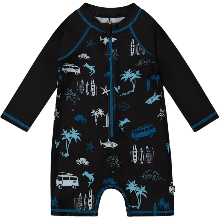 Printed Long Sleeve Rashguard - Big Boy