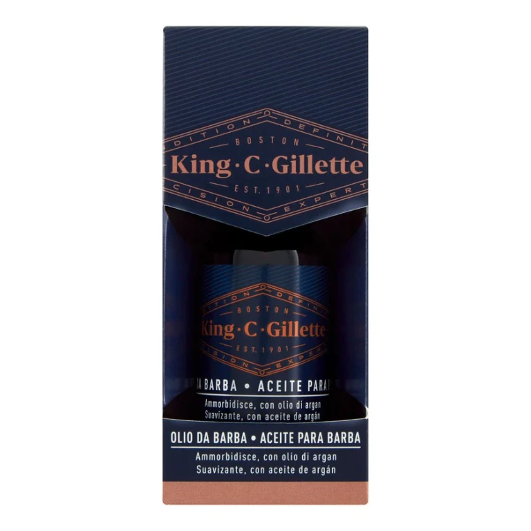 King C. Gillette Men's Moisturizing Beard Oil With Vegetable Oils 30 ml