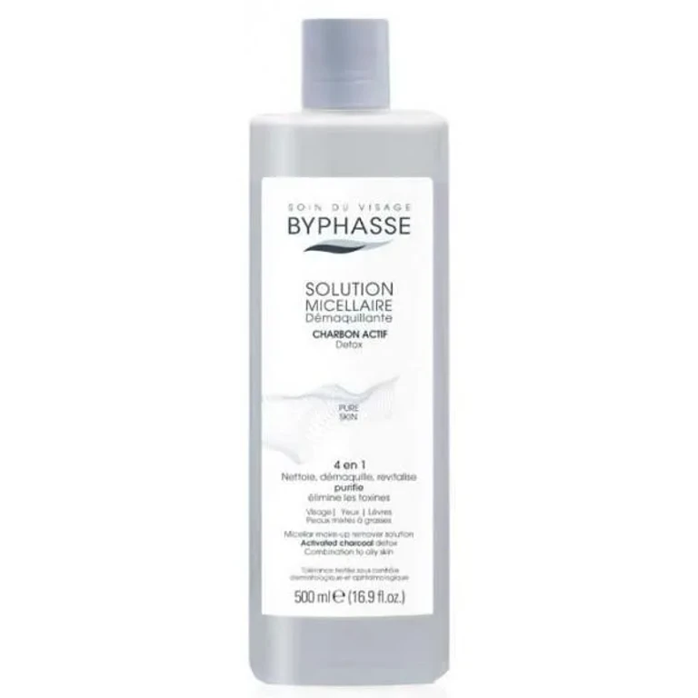 Byphasse Micellar Cleansing Solution with Activated Charcoal 500ml