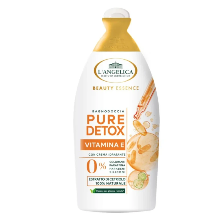 L Angelica Shower Gel Pure Detox With Vitamin E 520 Ml