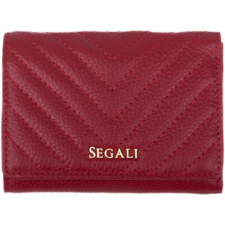Women's Leather Wallet 514 red