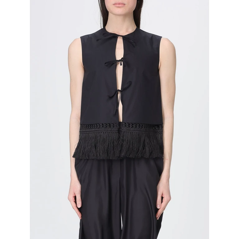 Cotton Vest with Fringes (V21185612MF1229)