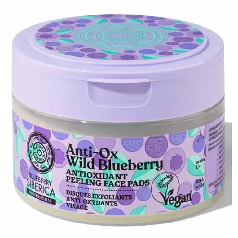 Exfoliating antioxidant face pads Natura Siberica 20 units