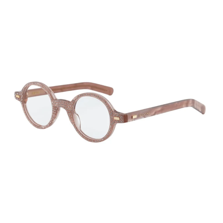 Ladies Black Round Eyeglass Frames VLX-185 E