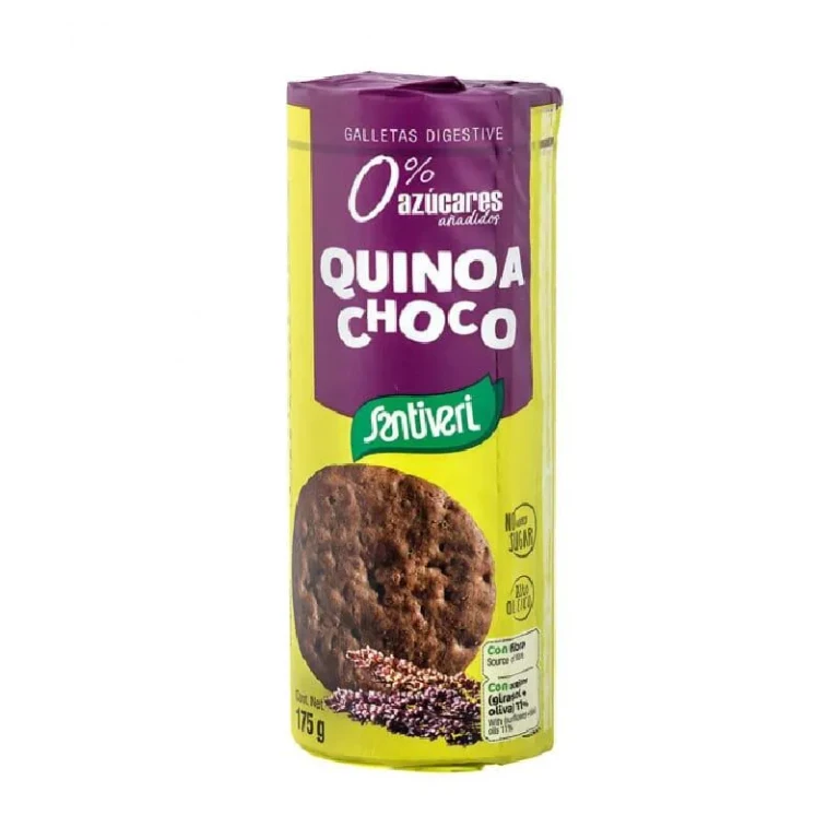 Chocolate Digestive Cookies Santiveri Digestive Quinoa 175g