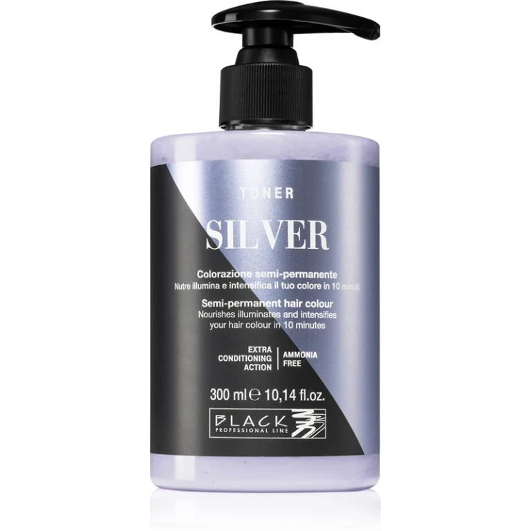 Toner tint for natural shades Silver 300 ml