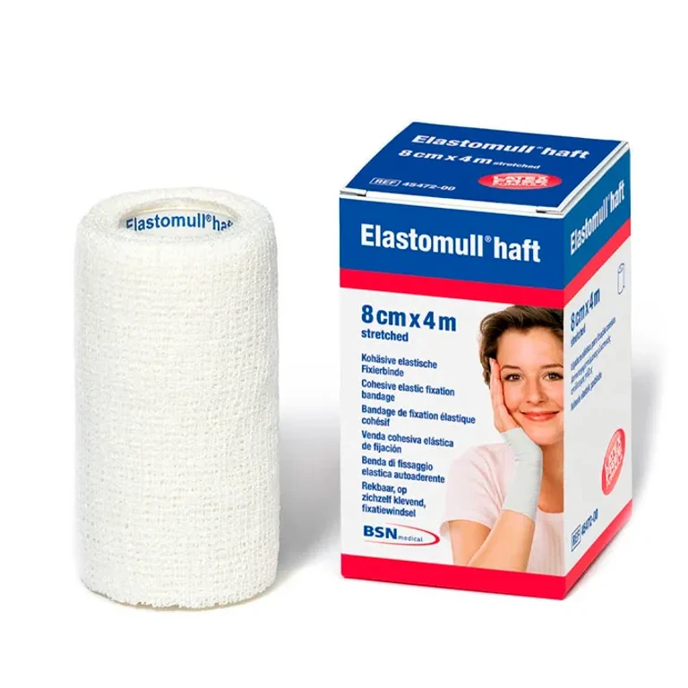 Elastic bandage Bsn Medical Elastomull Haft 8 cm x 4 m