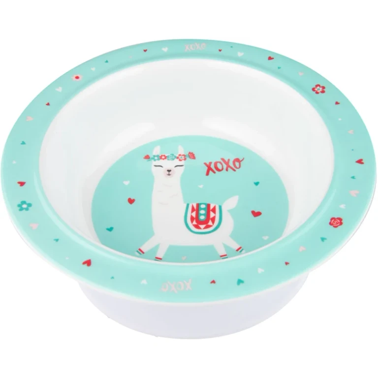 Exotic Animals Bowl Suction Cup Bowl Turquoise