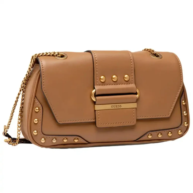 , Greta, Polyurethane, Fabric Shoulder Bag, Cognac, hwvb81 29210, 16 x 29 x 5.3 cm, Women