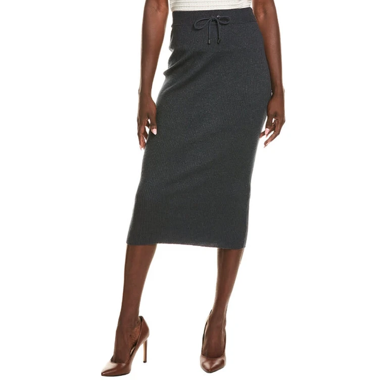 Night Sky Cashmere Blend Pencil Skirt