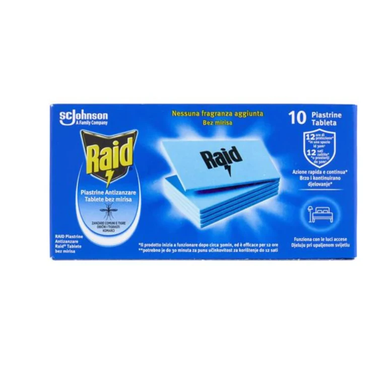 Mosquito Repellent Plates - 10 Pieces.