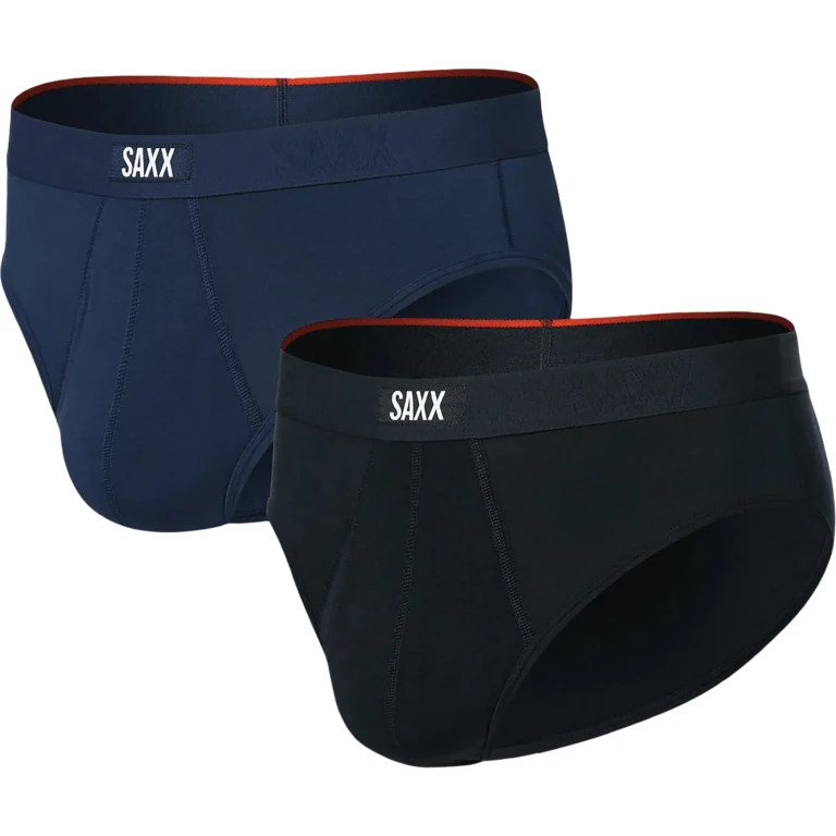 Vibe Xtra Soft Comfort 2 Pack Brief with Fly - Men's