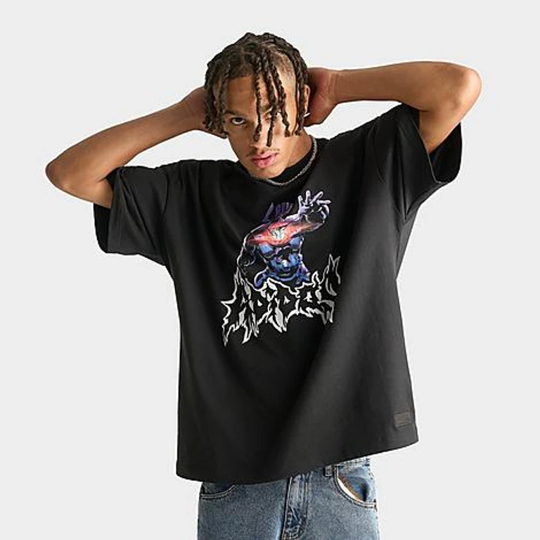 Men's x Marvel Galactus Graphic T-Shirt in Black Size: Small