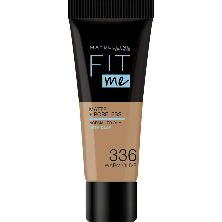 Fit Me 哑光控油粉底液 336 暖橄榄色