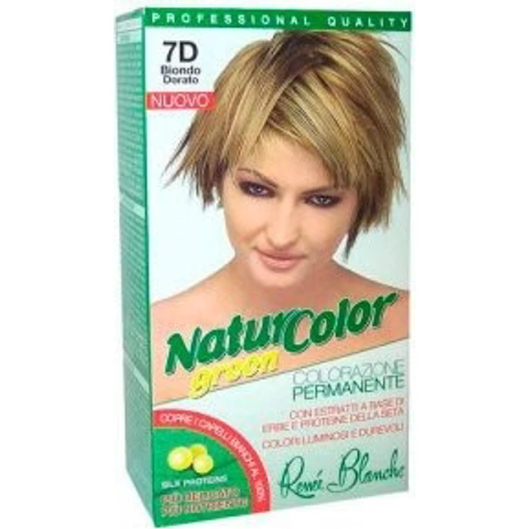 Renee Blanche Permanent Hair Dye Natural Coloring Natur Color Green7 D Golden Blonde