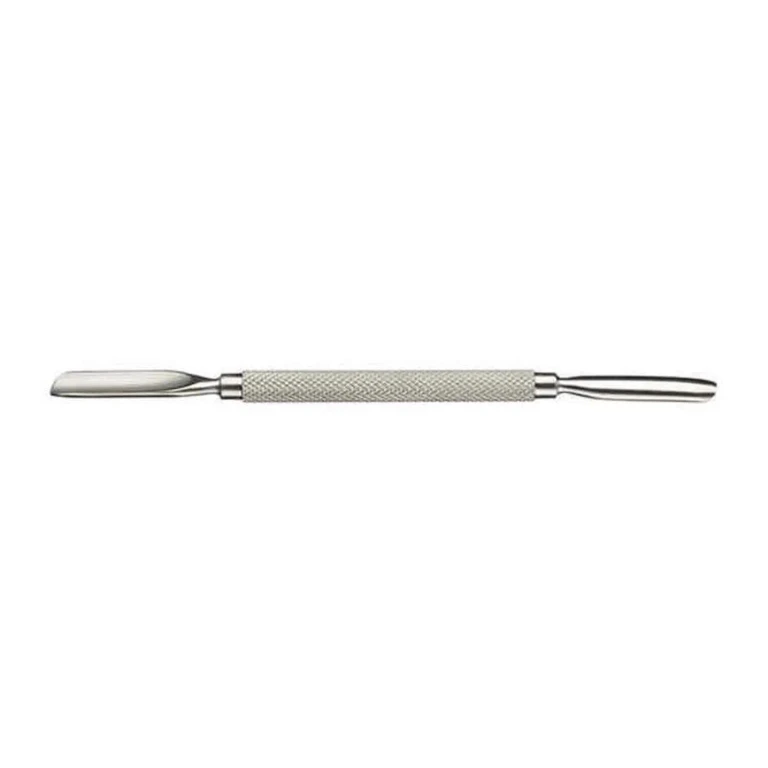 Double cuticle pusher in stainless steel 1 pc