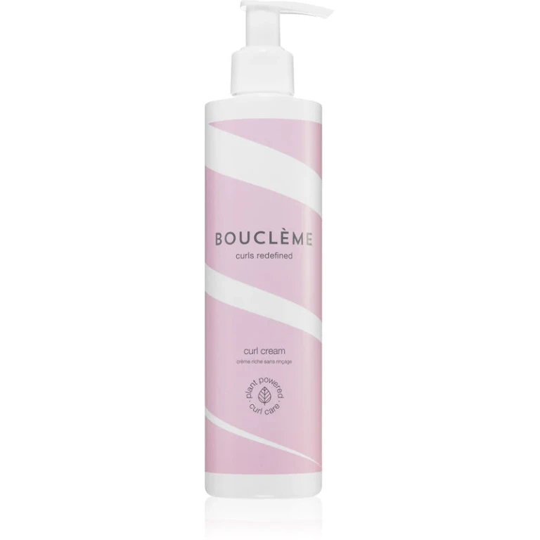 Crème après-shampoing sans rinçage nourrissante pour cheveux ondulés et bouclés