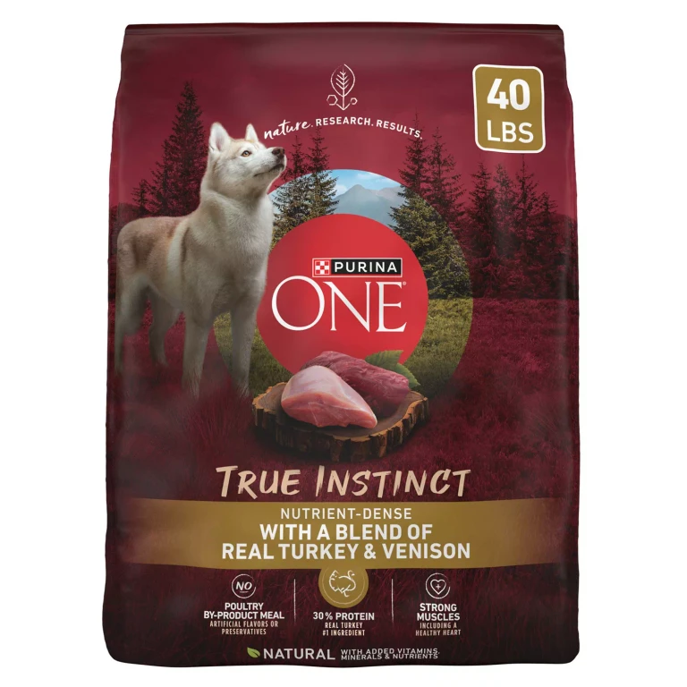SmartBlend True Instinct Real Turkey & Venison, Adult Dry Dog Food, 40 lbs.