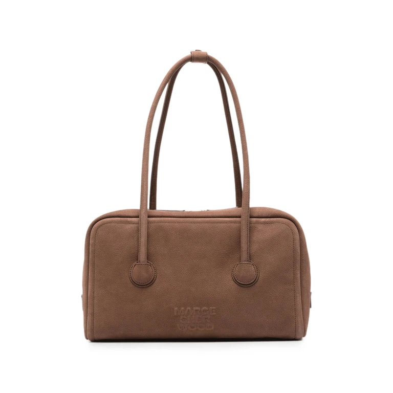 Logo-debossed Shoulder Bag