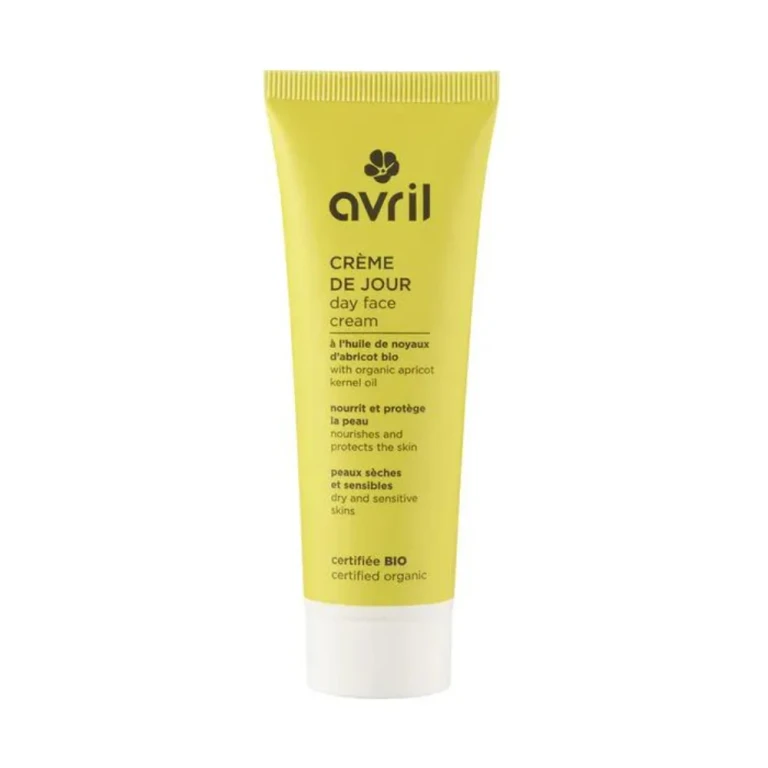 Day cream with organic apricot kernel oil Dry and sensitive skin 50ml
