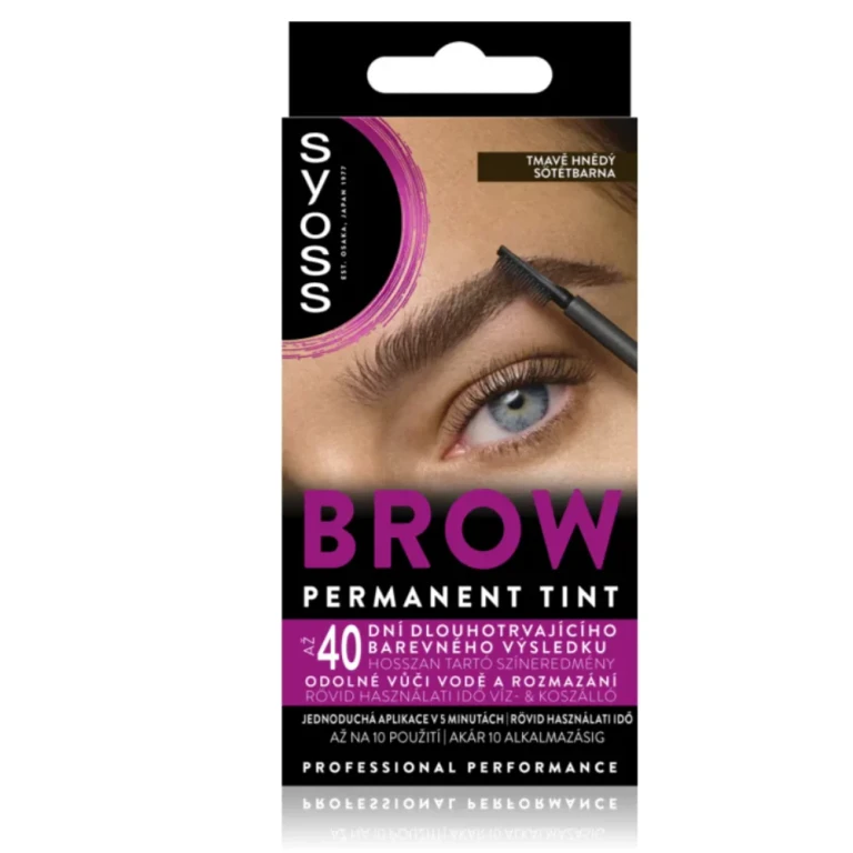 Permanent Eyebrow Dye dark brown