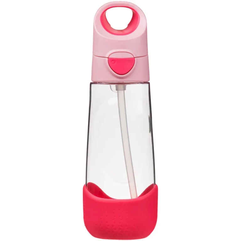 Bottle with Straw Flamingo Fizz 600 ml