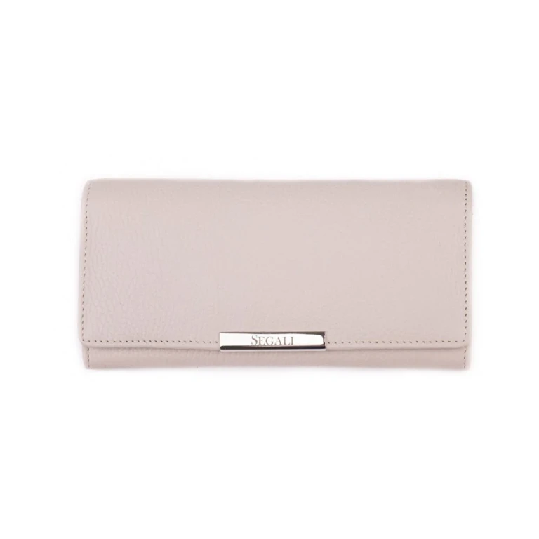 Women's Leather Wallet stone 7066