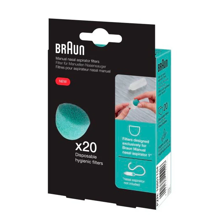 Manual nasal aspirator refill 20Units for children