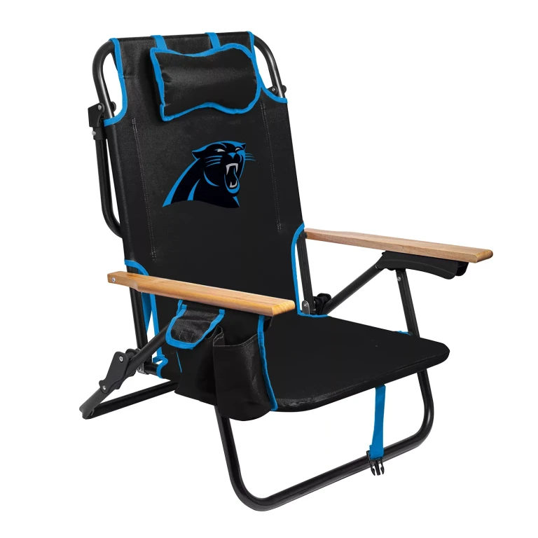 Carolina Panthers Reclining Beach Chair