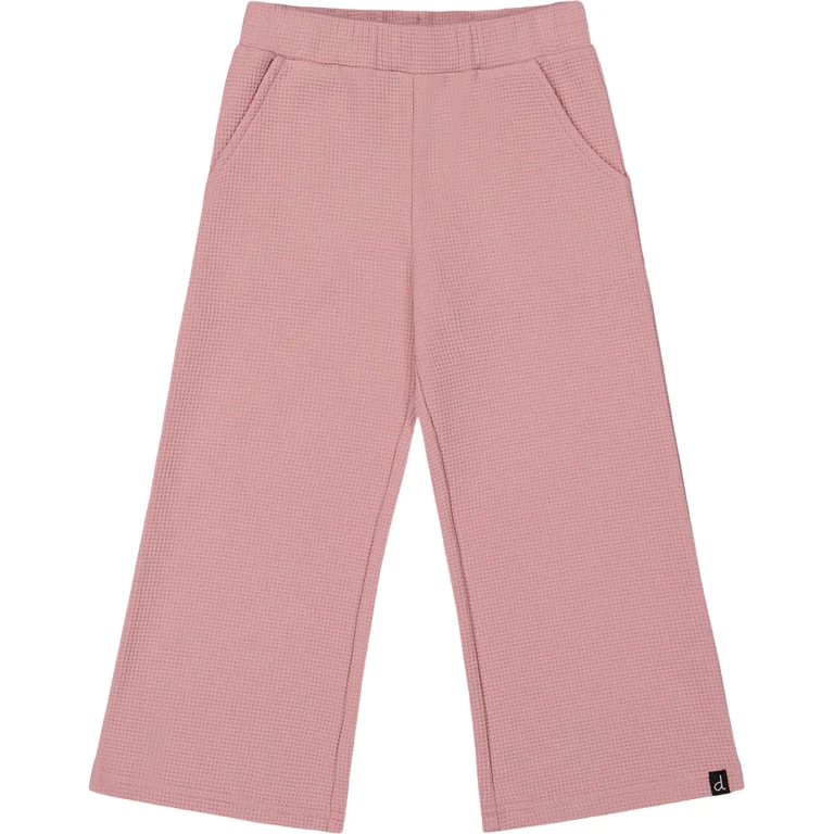 Waffle Flare Leg Pants - Little Girl