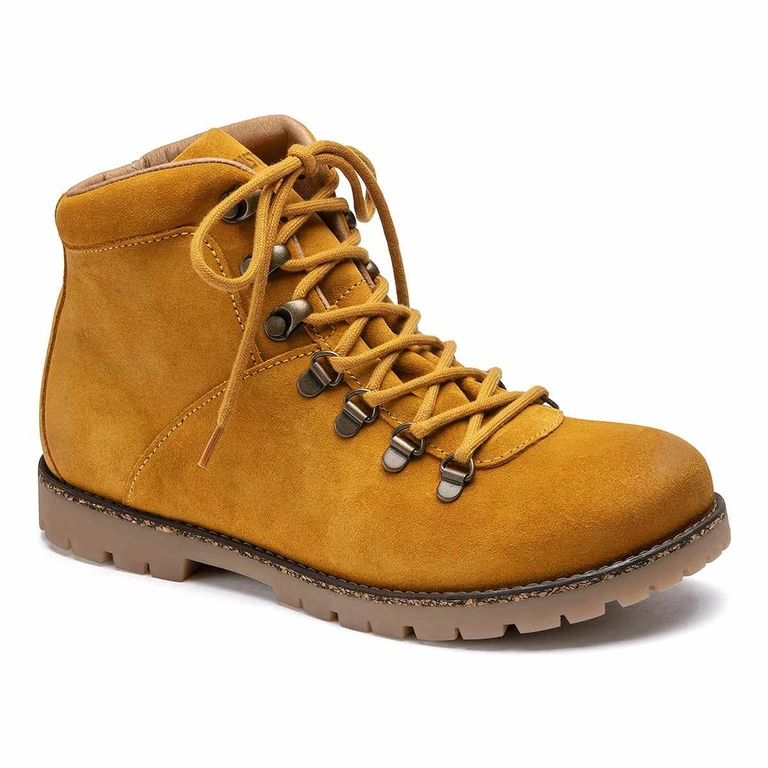 Jackson Suede Leather Ochre Boots
