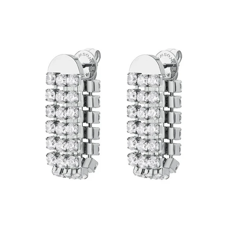 Luxurious Stainless Steel Earrings with Cubic Zirconia Desidery BEIE027