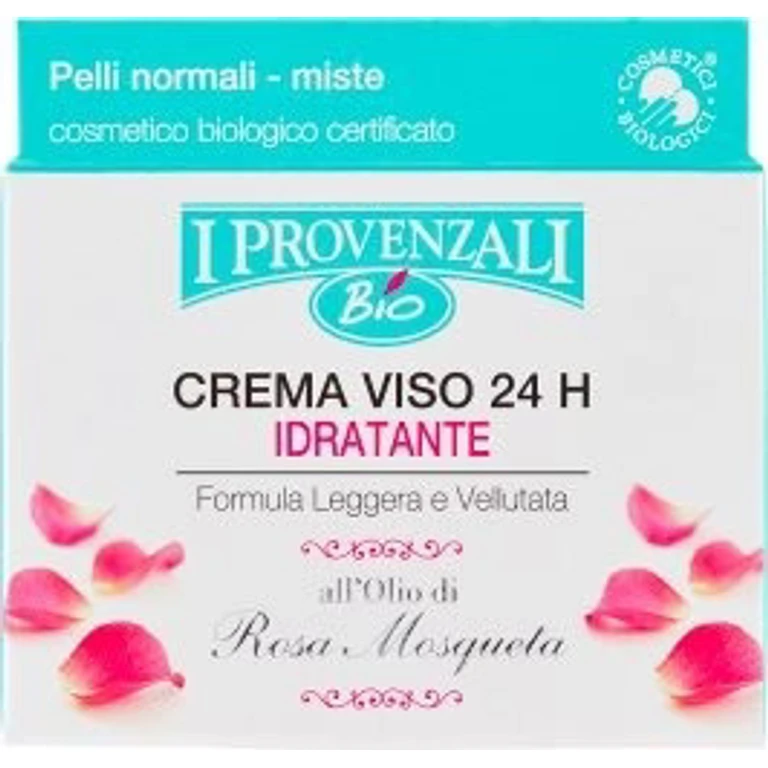 Organic 24H Moisturizing Face Cream for Normal and Combination Skin 50 ml