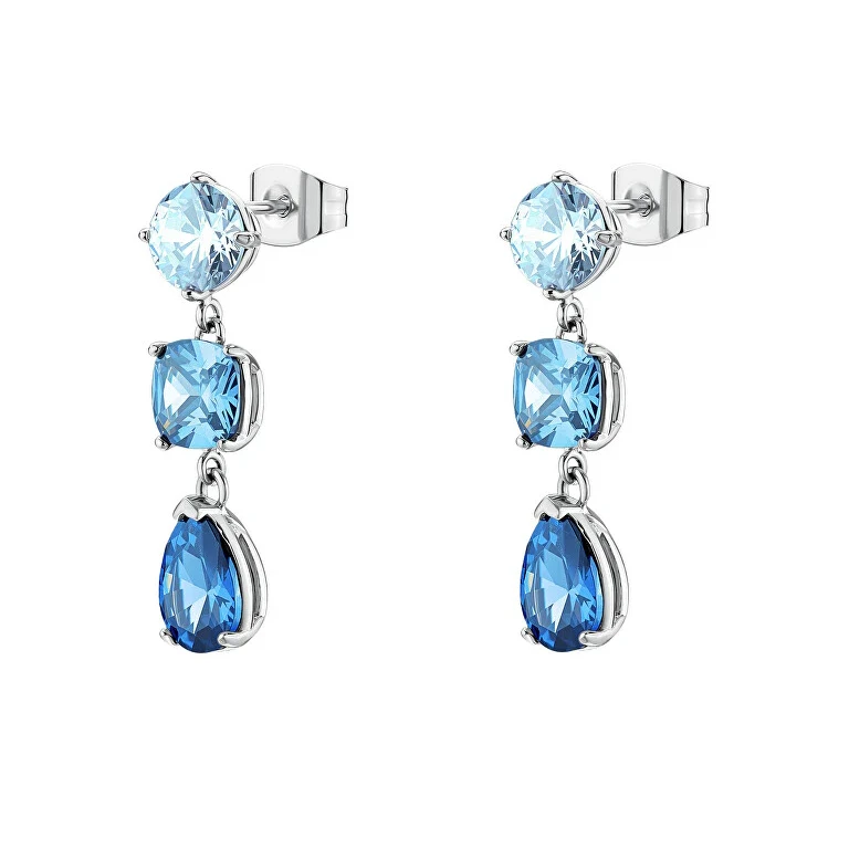Sparkling Drop Earrings with Blue Zirconia Dreaming Big22