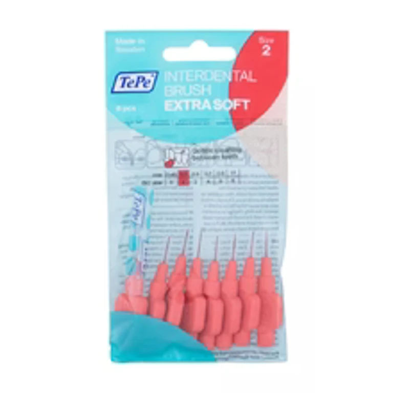 Extra soft interdental brush (0.5 mm pink 8 pieces)