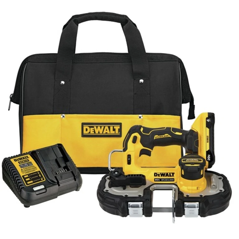 DCS377Q1 20V MAX ATOMIC Brushless Lithium-Ion 1-3/4 in. Cordless Band Saw Kit (4 Ah)