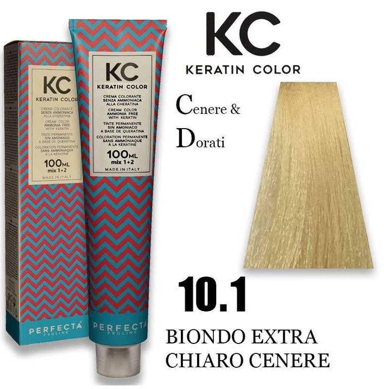 Kc keratin cream color 100ml 10.1