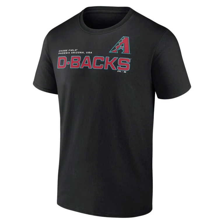 Short Sleeve TeeArizona DiamondbacksM:- Black, M