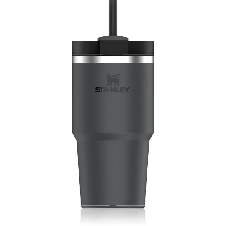 Quencher H2.O FlowState™ Stainless Steel Thermal Tumbler with Straw Black 2.0 590ml