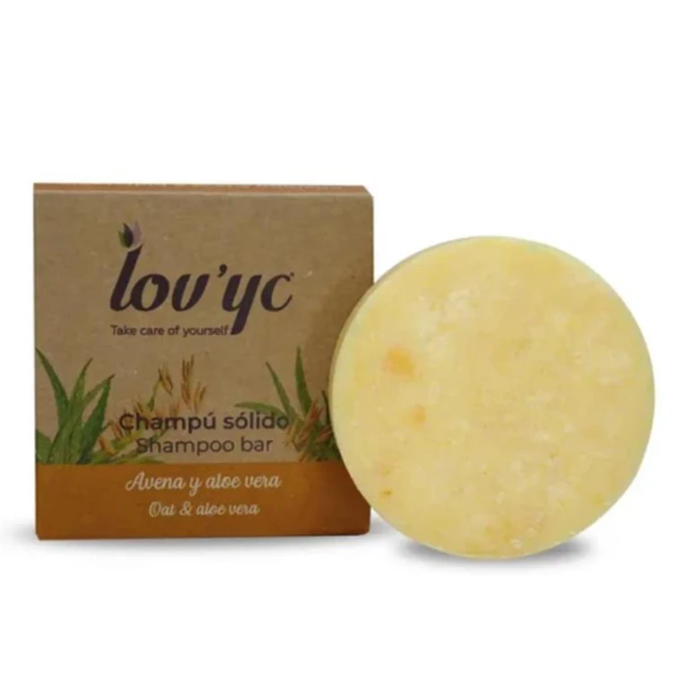 Lovyc Shampoo Solido con Avena e Aloe Vera
