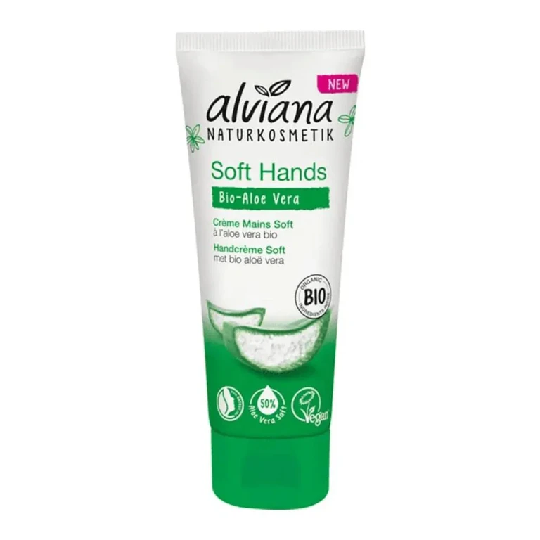 Alviana Organic Aloe Vera Soft Hand Cream 75ml