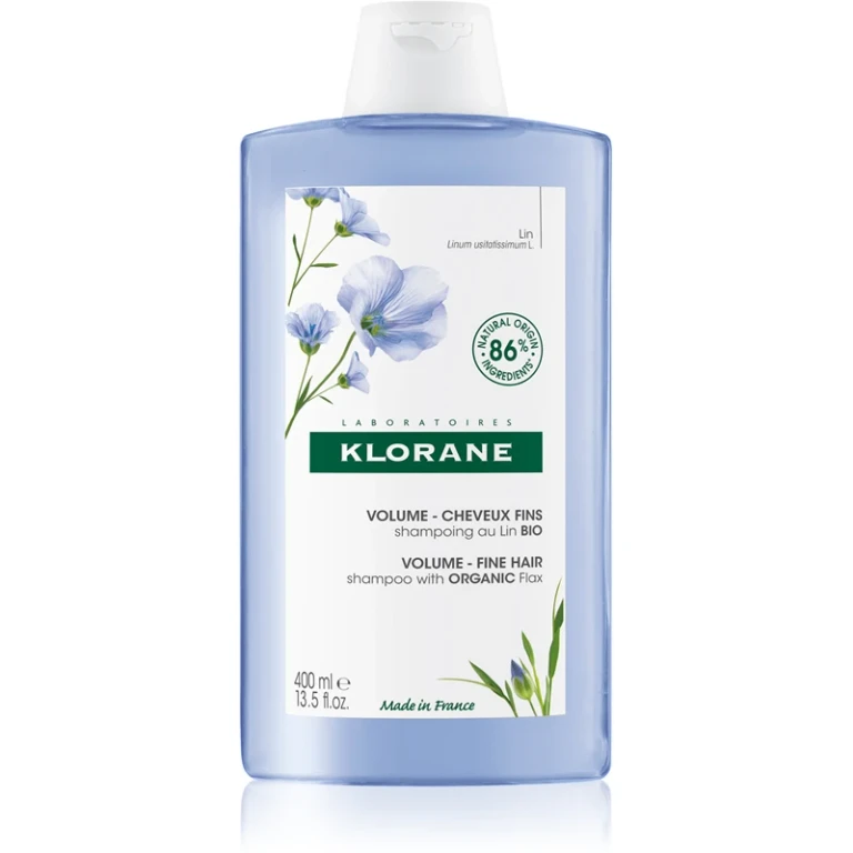Klorane Lin organic volumizing shampoo for fine hair 400ml
