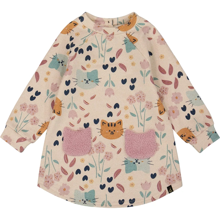 Glittering French Terry Dress - Baby Girl