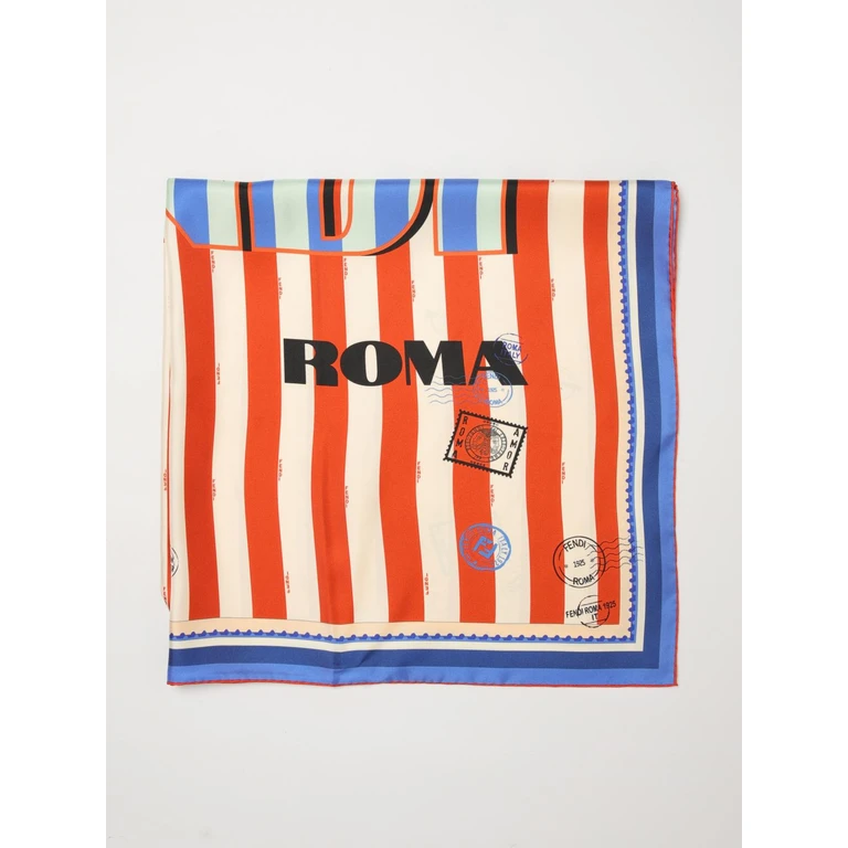 Scarf Woman color Gnawed Blue (FXT091B13KF1WSF)