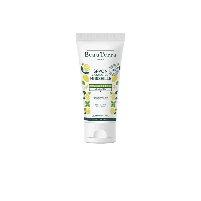 Marseille Soap with Mint and Lemon Beauterra 100 ml