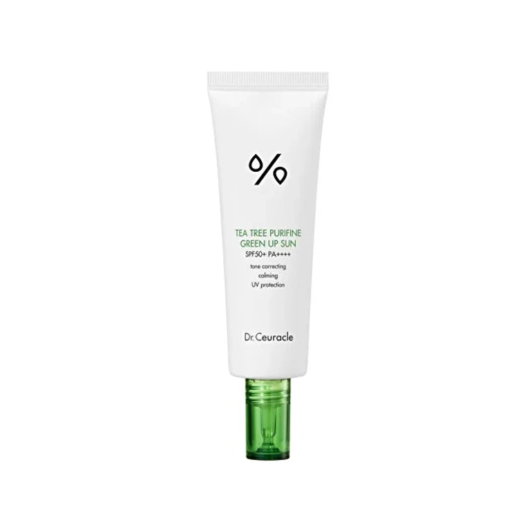 Sunscreen for colored skin SPF 50 Tea Tree Purifine (Green Up Sun) 50 ml