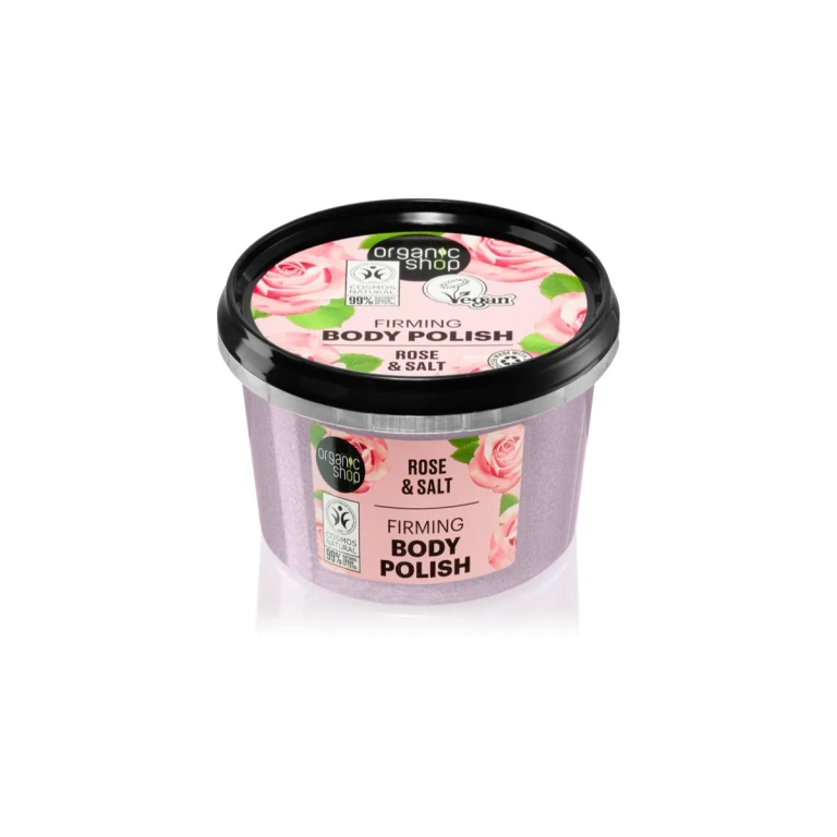 Organic Rose & Sea Salt Salt Body Scrub 250ml