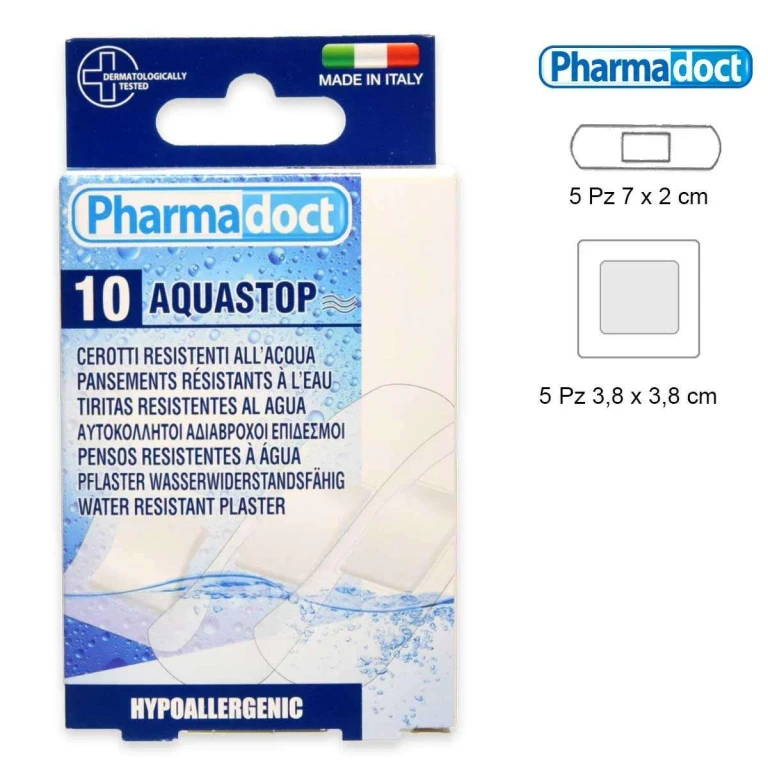 Aquastop Transparent Patches "Second Skin" 10 Pieces