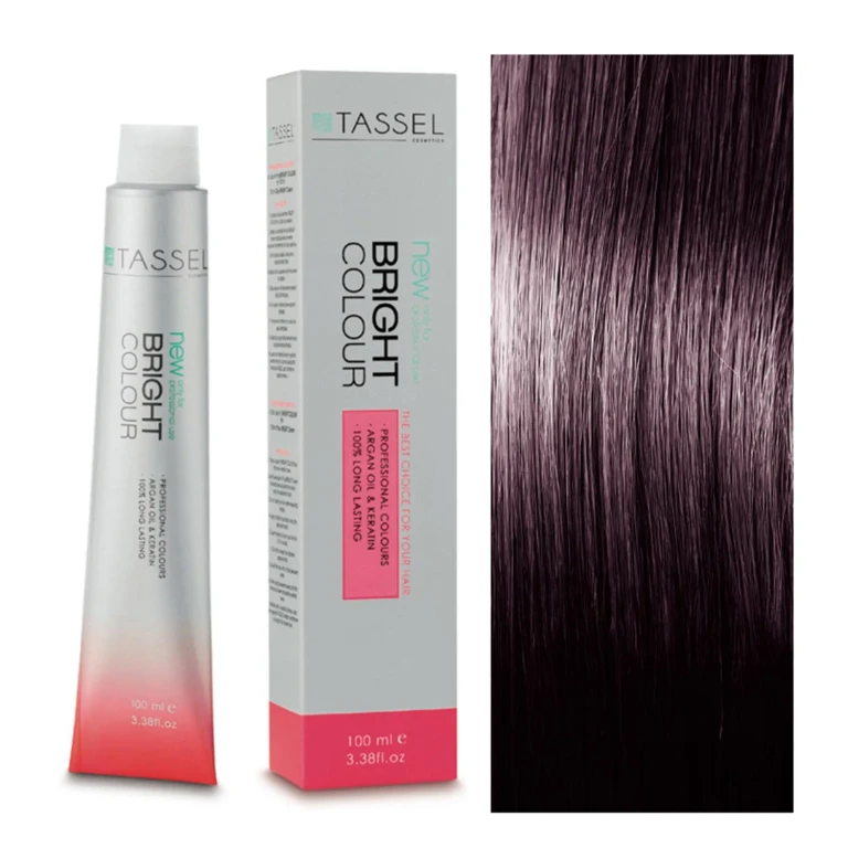 Eurostil New Bright Colour Hair Dye N4.20 Purple Brown 1 unit