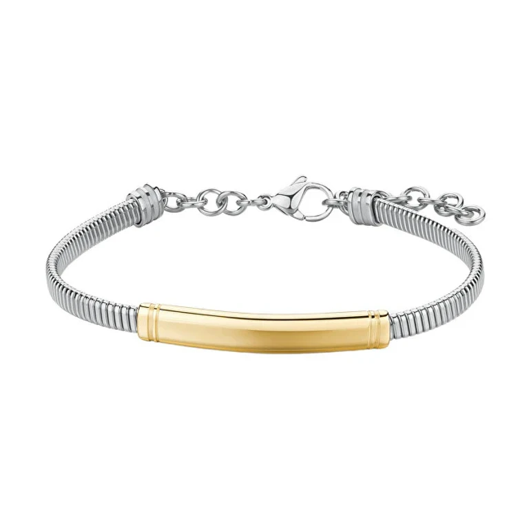 Elegante Men's Bracelet in Two-Tone Steel Riptide Btd054